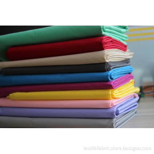 poplin textile polyester cotton fabric